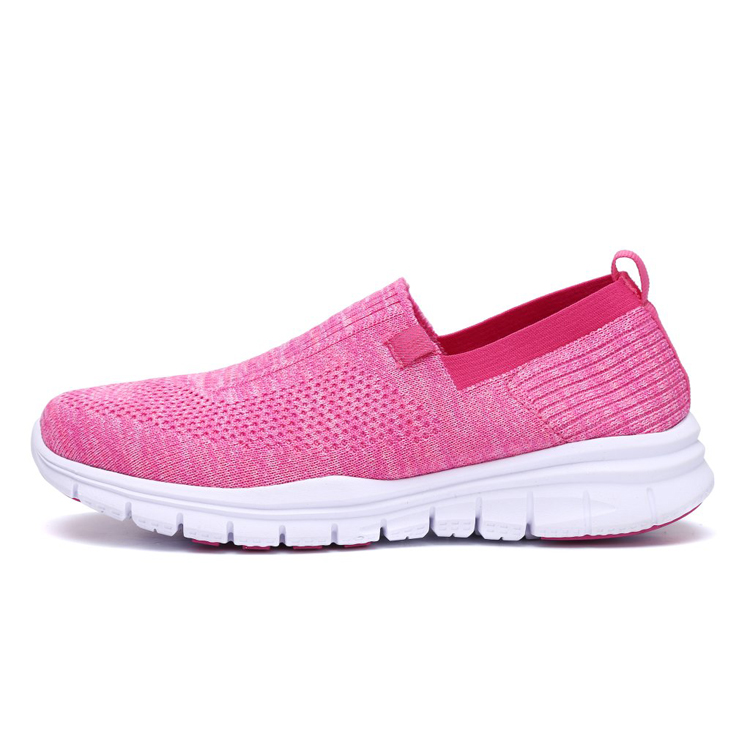 China Maker New Stylish Anti Slip Breathable Cozy Bright Pink Men Womens Loafer Shoes Ladies Flat