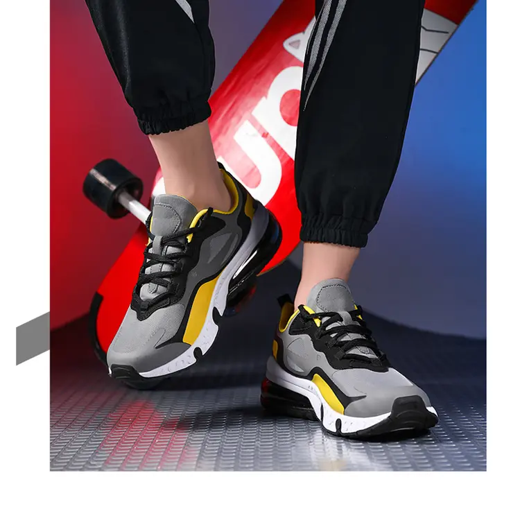 Fashion Wholesale High Quality Custom Logo Brand Athletic Sport Shoes Anti-Slippery Men Air Style Designer Sneaker