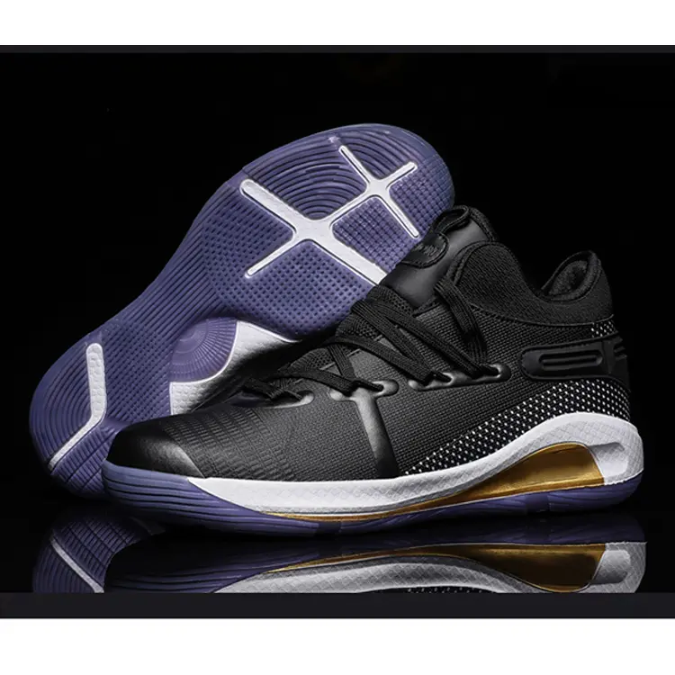 China Factory Athletic Anti-Slip Zapatillas Sneaker Custom Logo Men Cheapest Basketball Shoes